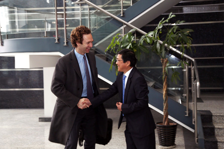 信心滿滿|德國(guó)SK集團(tuán)新任董事長(zhǎng)蒞臨山美股份參加合資公司年度董事會(huì)