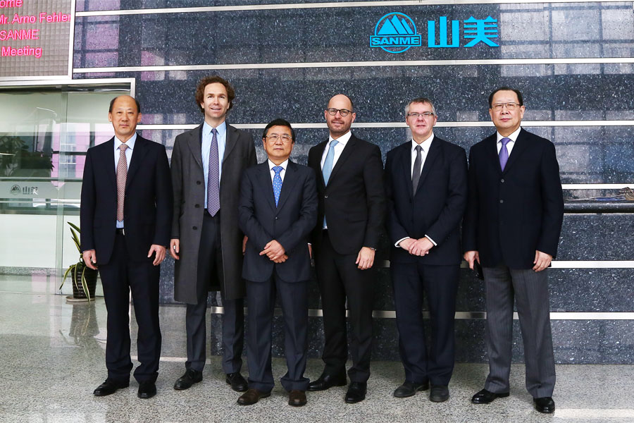 信心滿滿|德國(guó)SK集團(tuán)新任董事長(zhǎng)蒞臨山美股份參加合資公司年度董事會(huì)