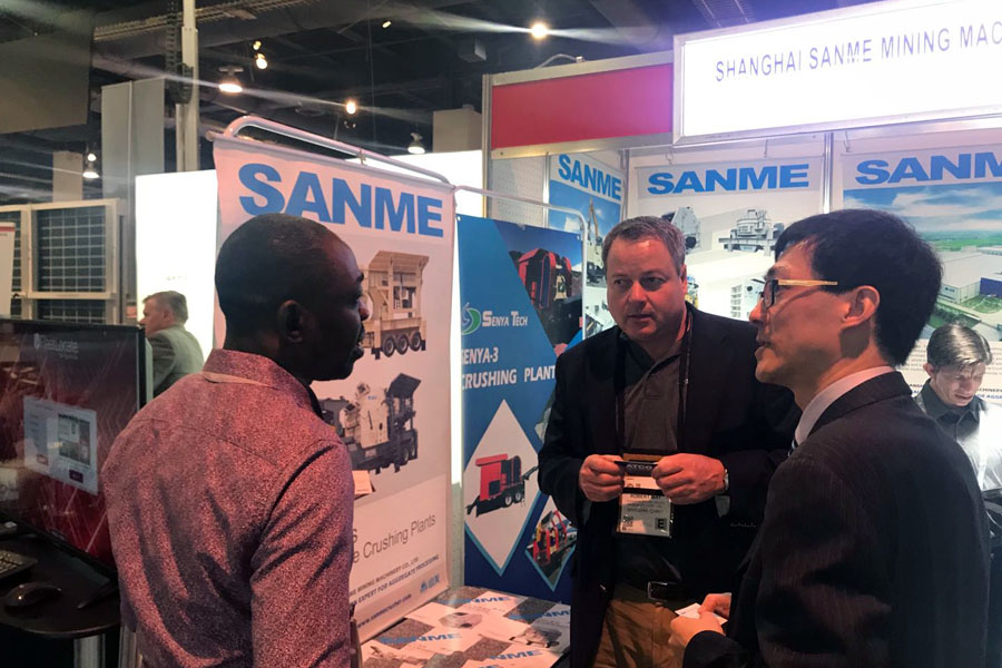 疫情擋不住走出去的腳步，山美股份亮相美國工程機械博覽會(CONEXPO-CON/AGG)向世界展示產(chǎn)品及服務