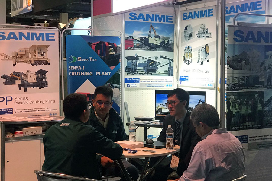 疫情擋不住走出去的腳步，山美股份亮相美國工程機械博覽會(CONEXPO-CON/AGG)向世界展示產(chǎn)品及服務