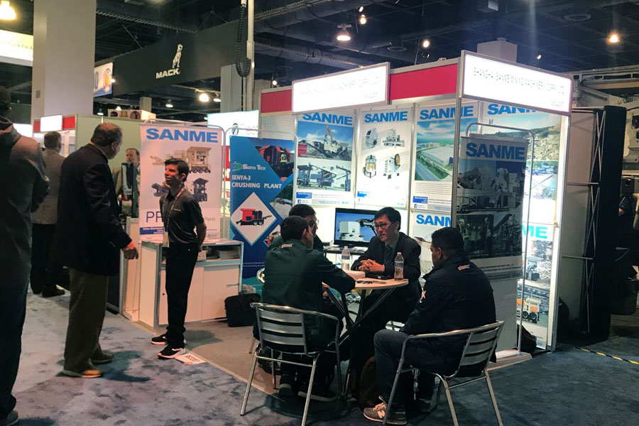 疫情擋不住走出去的腳步，山美股份亮相美國工程機械博覽會(CONEXPO-CON/AGG)向世界展示產(chǎn)品及服務