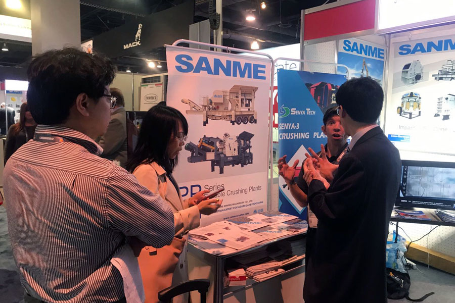疫情擋不住走出去的腳步，山美股份亮相美國工程機械博覽會(CONEXPO-CON/AGG)向世界展示產(chǎn)品及服務