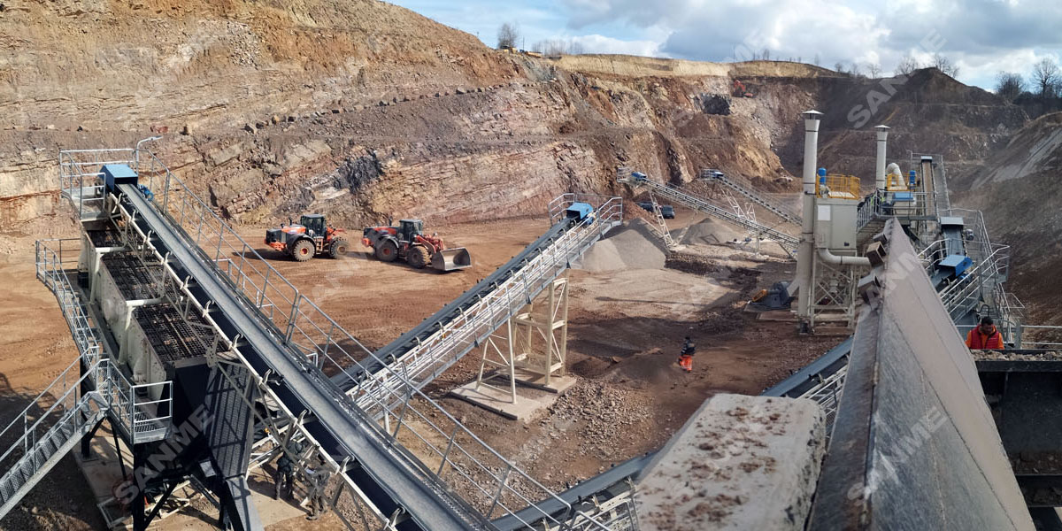 疫情擋不住中國產品走向歐洲 山美股份提供成套設備的骨料生產線調試投產，產量超預期！