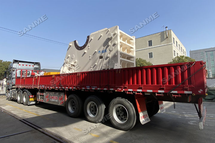 新年發(fā)貨忙｜上海山美股份高性能破碎篩分裝備發(fā)往安徽銅陵，服務于當?shù)啬戤a(chǎn)300萬噸骨料生產(chǎn)線