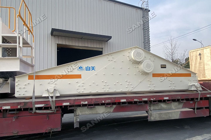 新年發(fā)貨忙｜上海山美股份高性能破碎篩分裝備發(fā)往安徽銅陵，服務于當?shù)啬戤a(chǎn)300萬噸骨料生產(chǎn)線