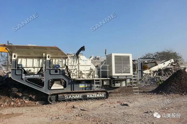 上海山美股份｜深耕履帶移動式破碎篩分市場，為客戶締造卓越價值