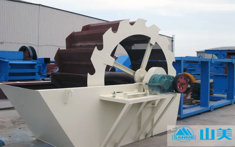 高效輪式洗砂機(jī)，洗凈度高，產(chǎn)量大！