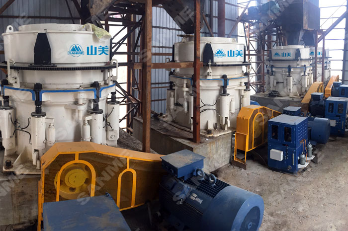 圓錐破碎機處理鵝卵石效果如何？