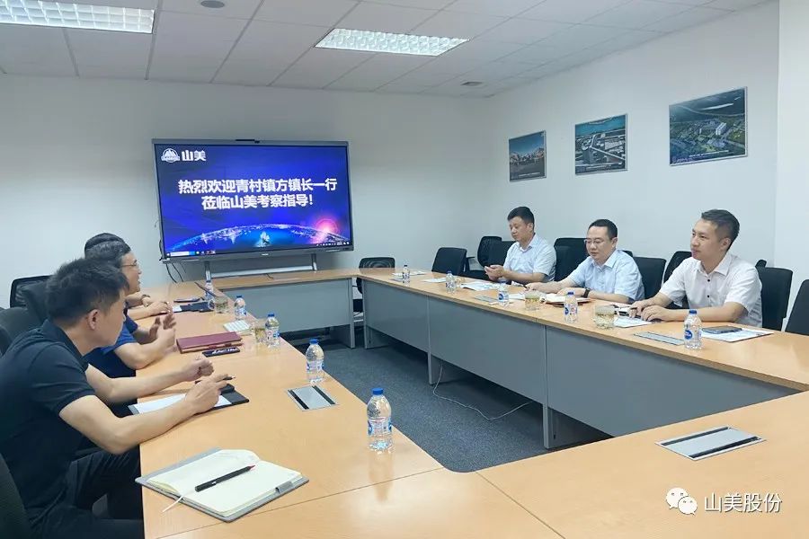上海市奉賢區(qū)青村鎮(zhèn)黨委副書記、鎮(zhèn)長方偉一行蒞臨上海山美股份考察調(diào)研