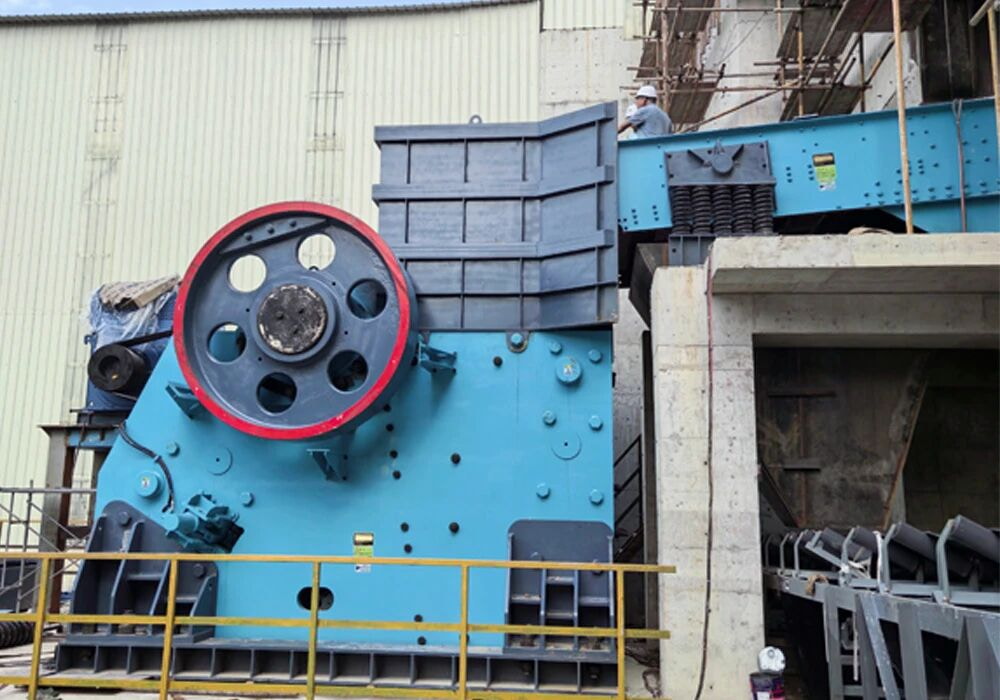 再創(chuàng)佳績！上海山美股份JC771超1800噸/小時大型顎破成功應(yīng)用于柳州祥云建材技改項目